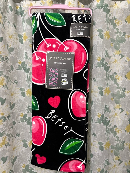 Betsey Johnson Other - Betsey Johnson Cherry Print Beach Towel
